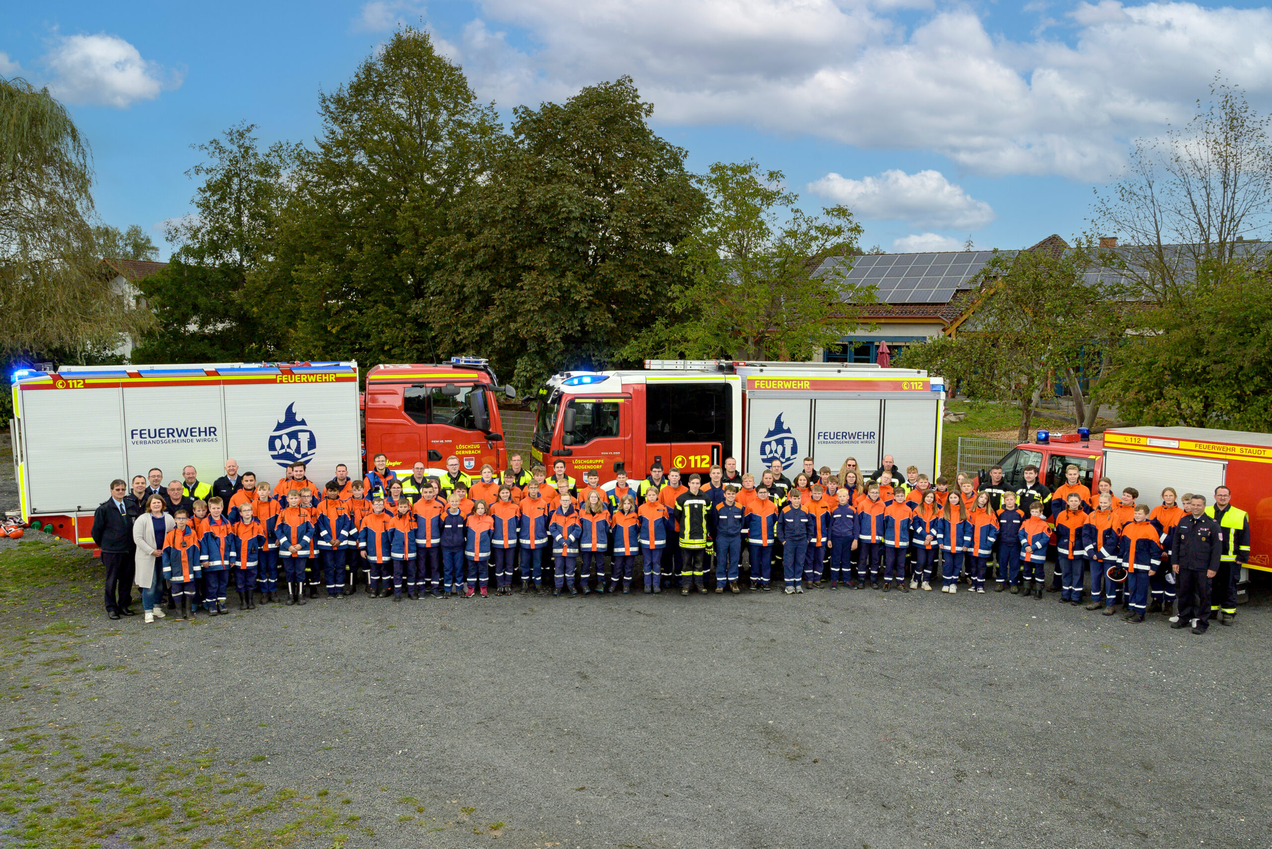 Die Jugendfeuerwehren der VG Wirges.