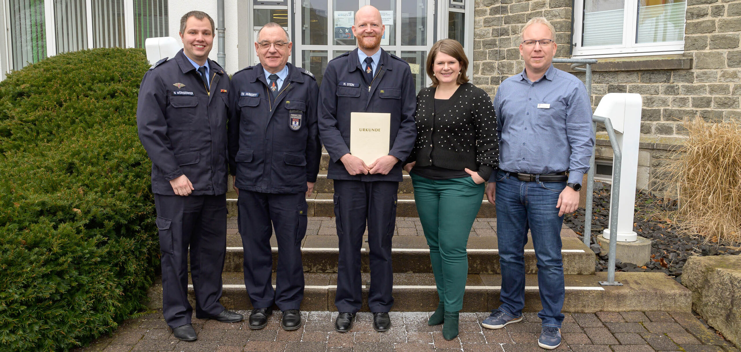 Verabschiedung von Matthias Stein als stellvertretender Wehrleiter der VG Feuerwehr