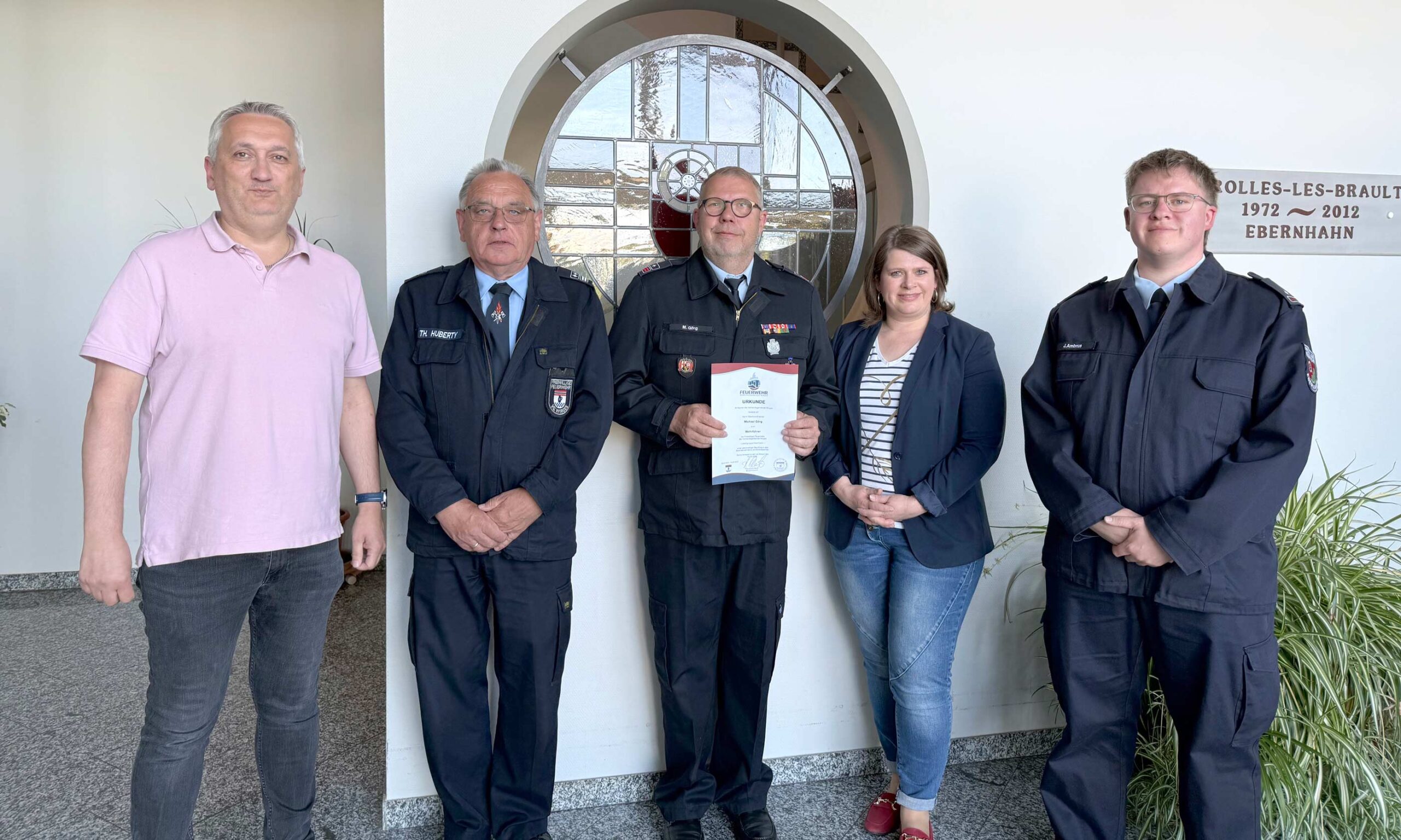 Michael Görg erneut zum Wehrführer der Löschgruppe Ebernhahn gewählt