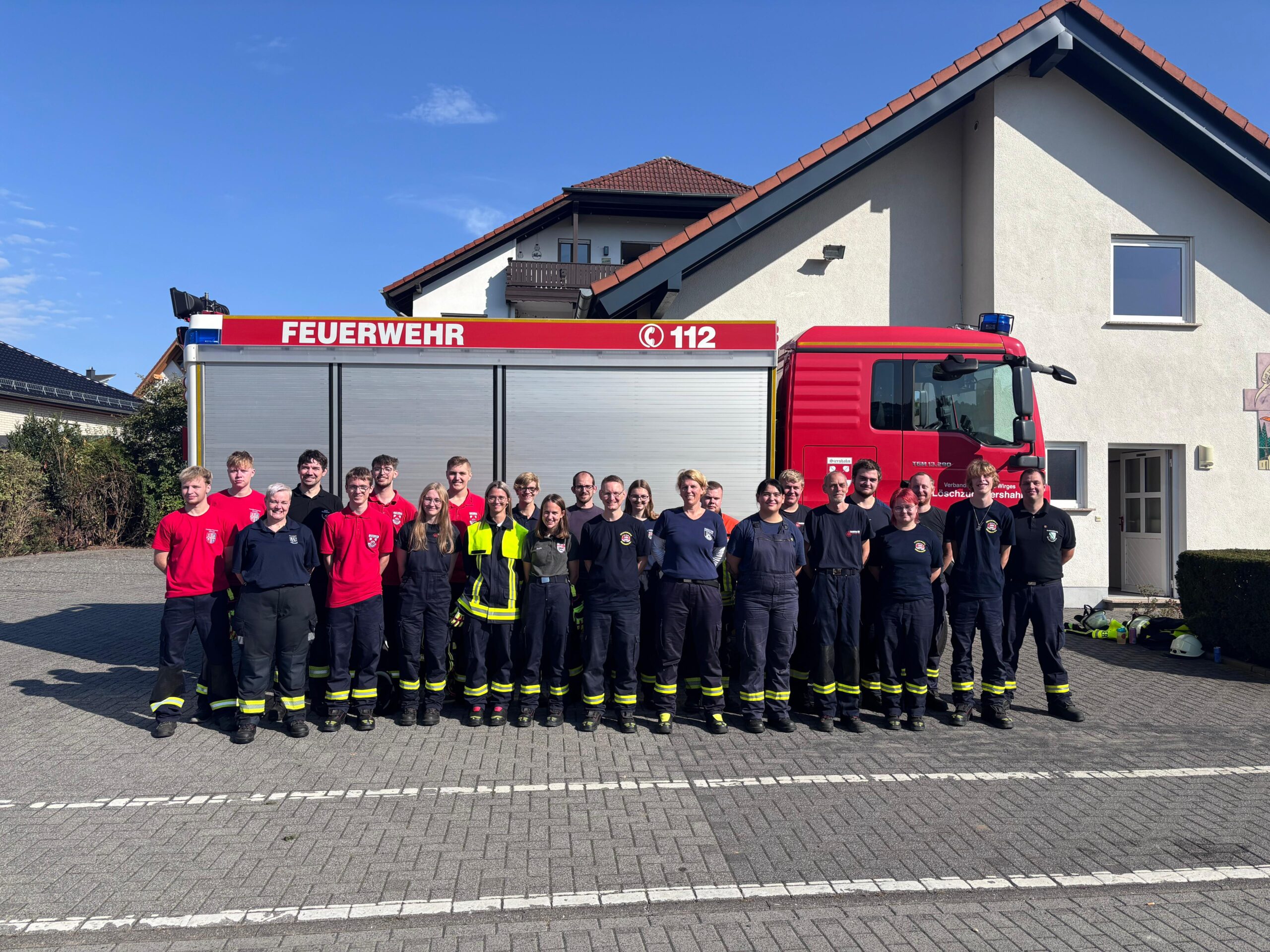 Die Teilnehmer des Grundlehrgangs.