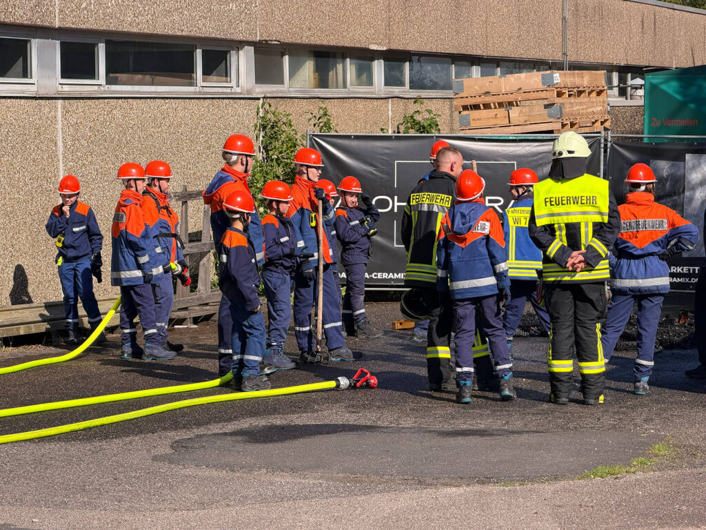 Übung der Jugendfeuerwehr Mogendorf