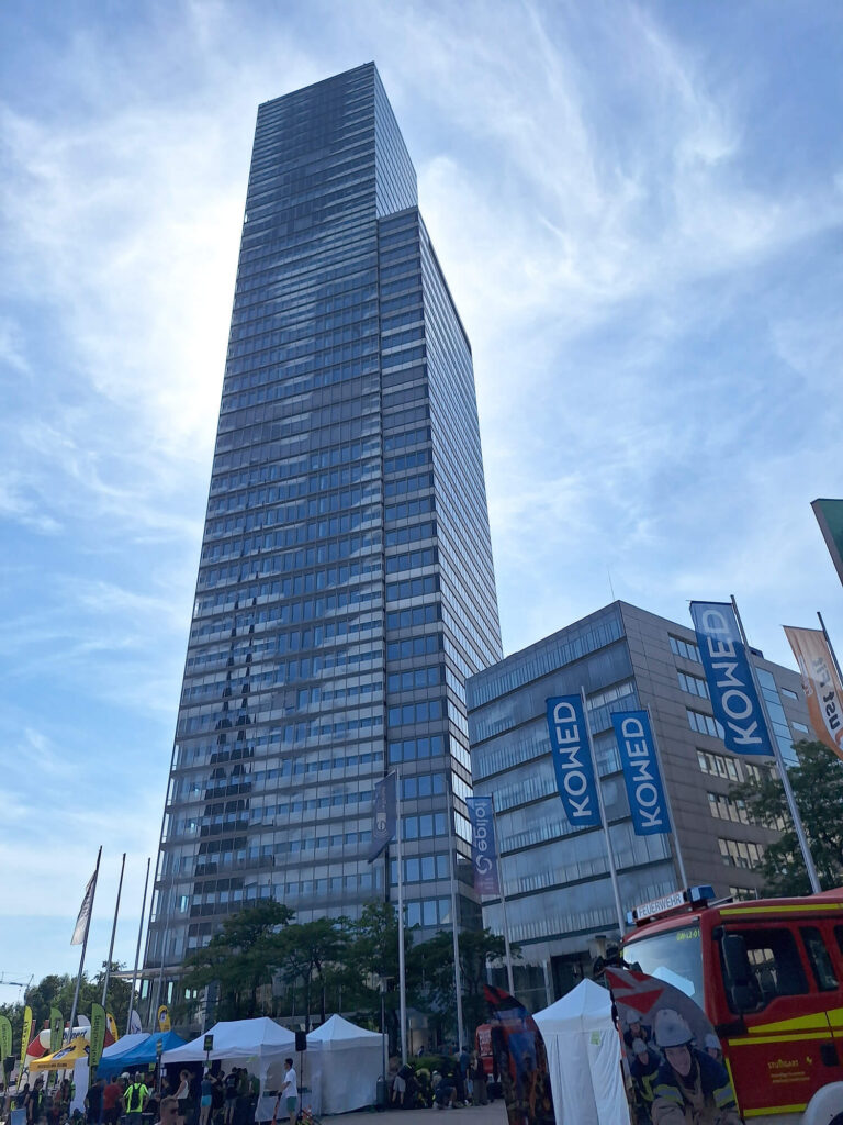 Das Gebäude des Treppenlaufs