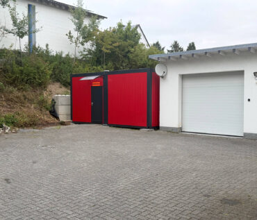 Container für die Feuerwehr